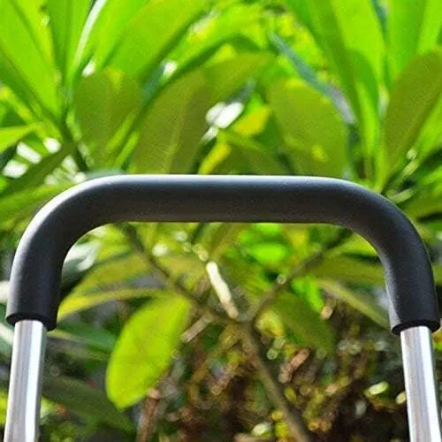 Trolley Multi-Function Shopping Cart Trolley Light Weight Foldable Aluminum Large Capacity Wheeled Push Cart Bag with 2 Wheels Storage Hand Trucks,Blue