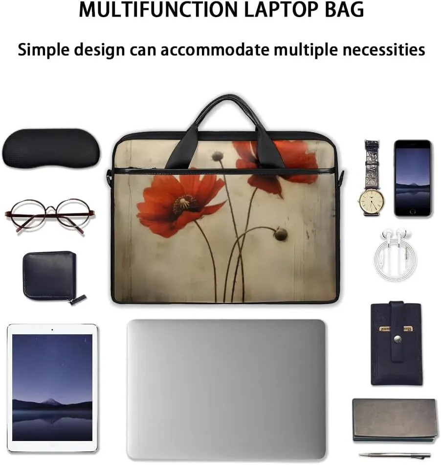 Tropical Beach 15 Inch Laptop Bag Women Men Laptop Carrying Case