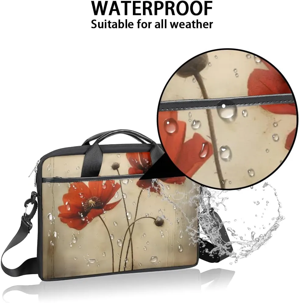 Tropical Beach 15 Inch Laptop Bag Women Men Laptop Carrying Case