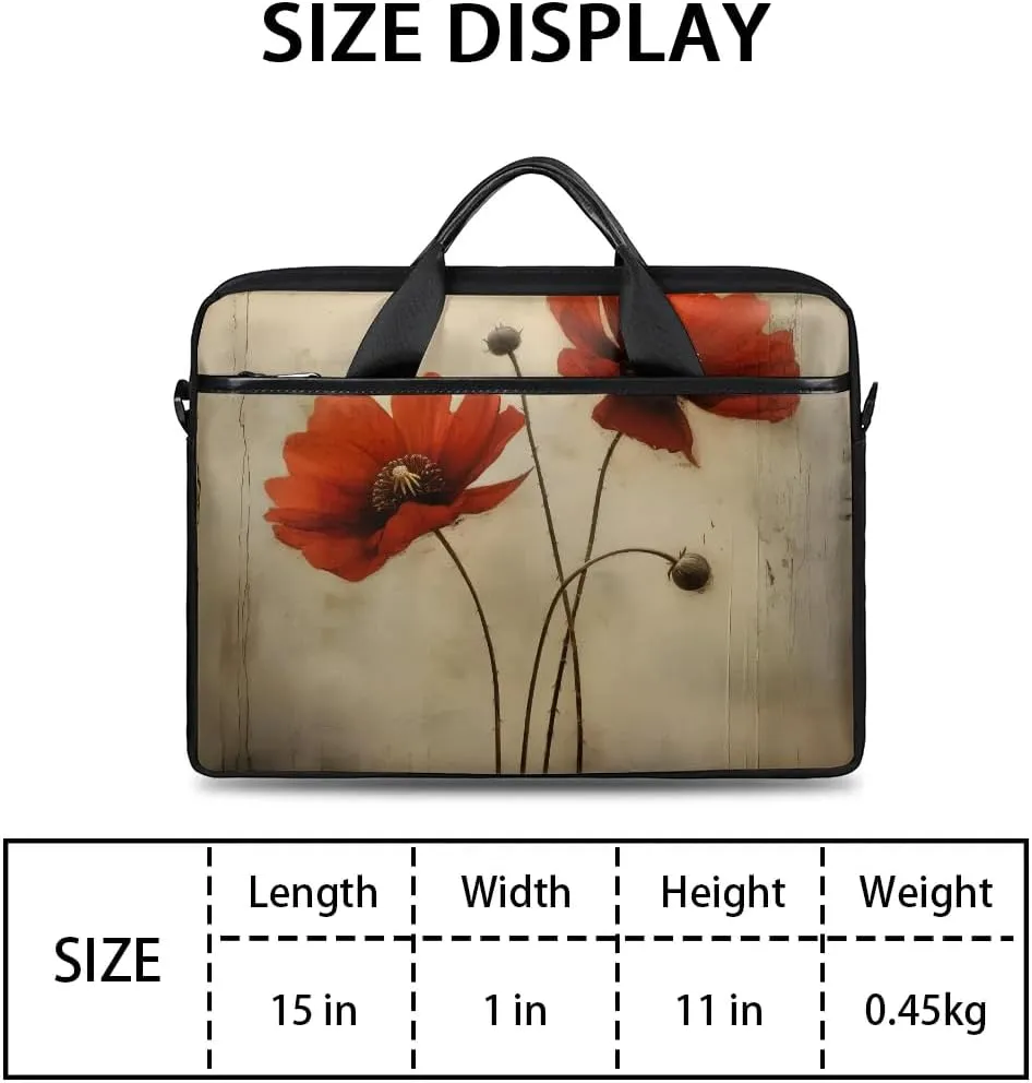 Tropical Beach 15 Inch Laptop Bag Women Men Laptop Carrying Case