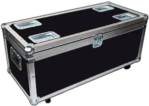 Trunk Case Stackable Utility ATA Trunk with Wheels - Light Duty 1/4 Ply - Id 35x15x13 High