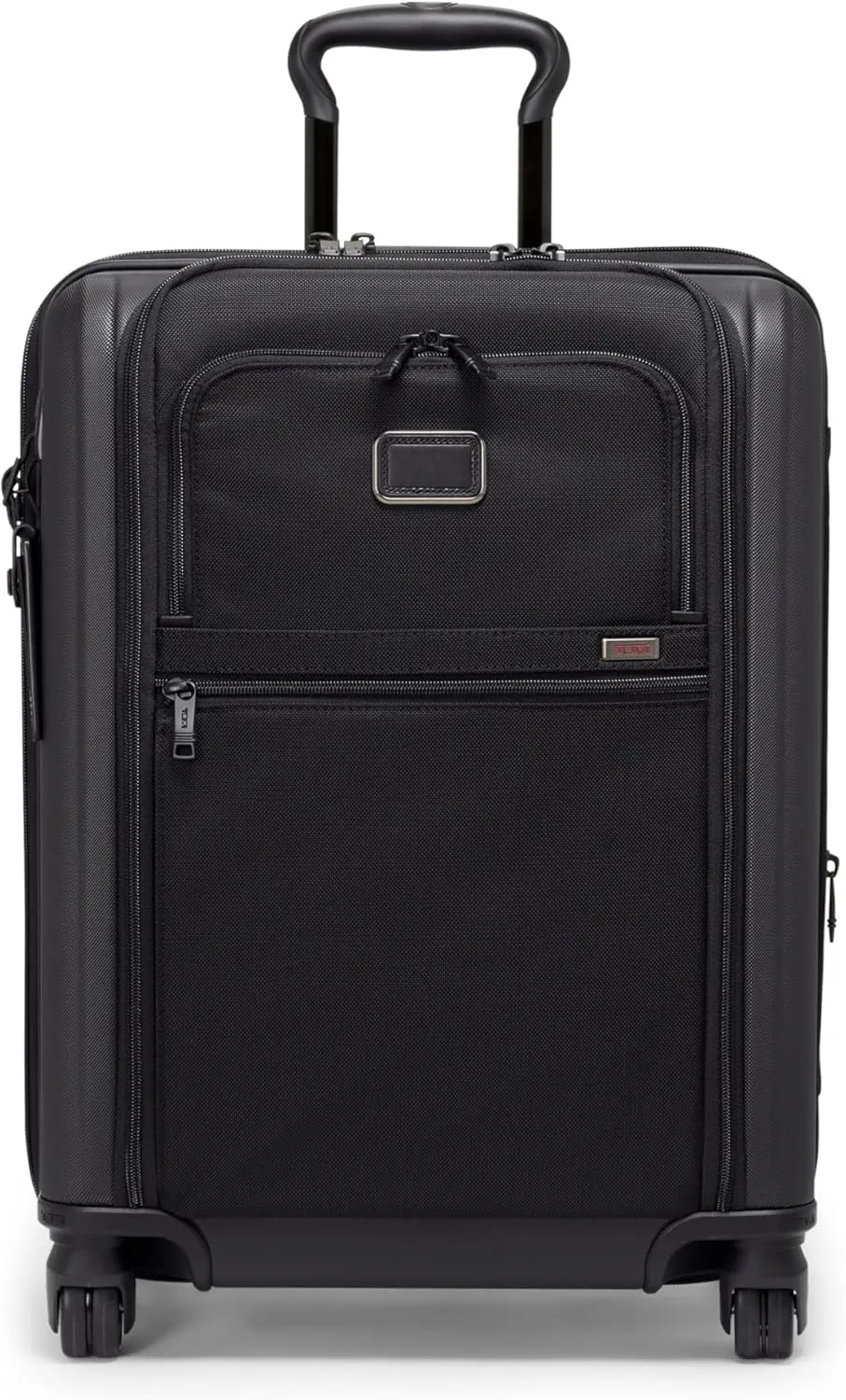 TUMI - Alpha Hybrid Continental Expandable 4 Wheeled Carry-On - Roller Bag for Extended Trips or Weekend Getaways - Carry-On Luggage with 4 Spinner Wheels - Travel Suitcase for Men & Women - Black