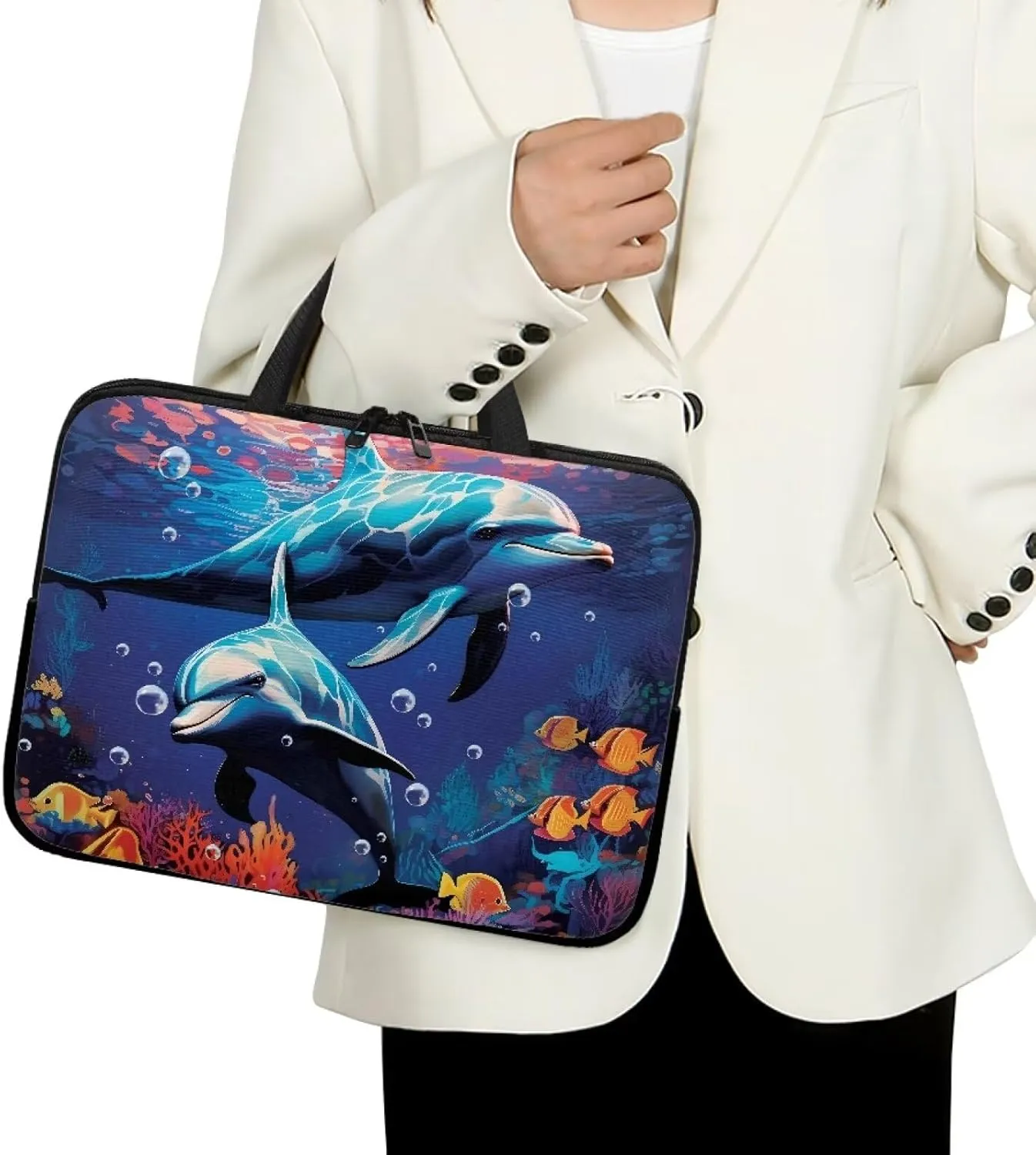 Uasibuni 17 inch Laptop Bag for Women Stylish Laptop Bag Laptop Carrying Bag Case Tablet Travel Cover