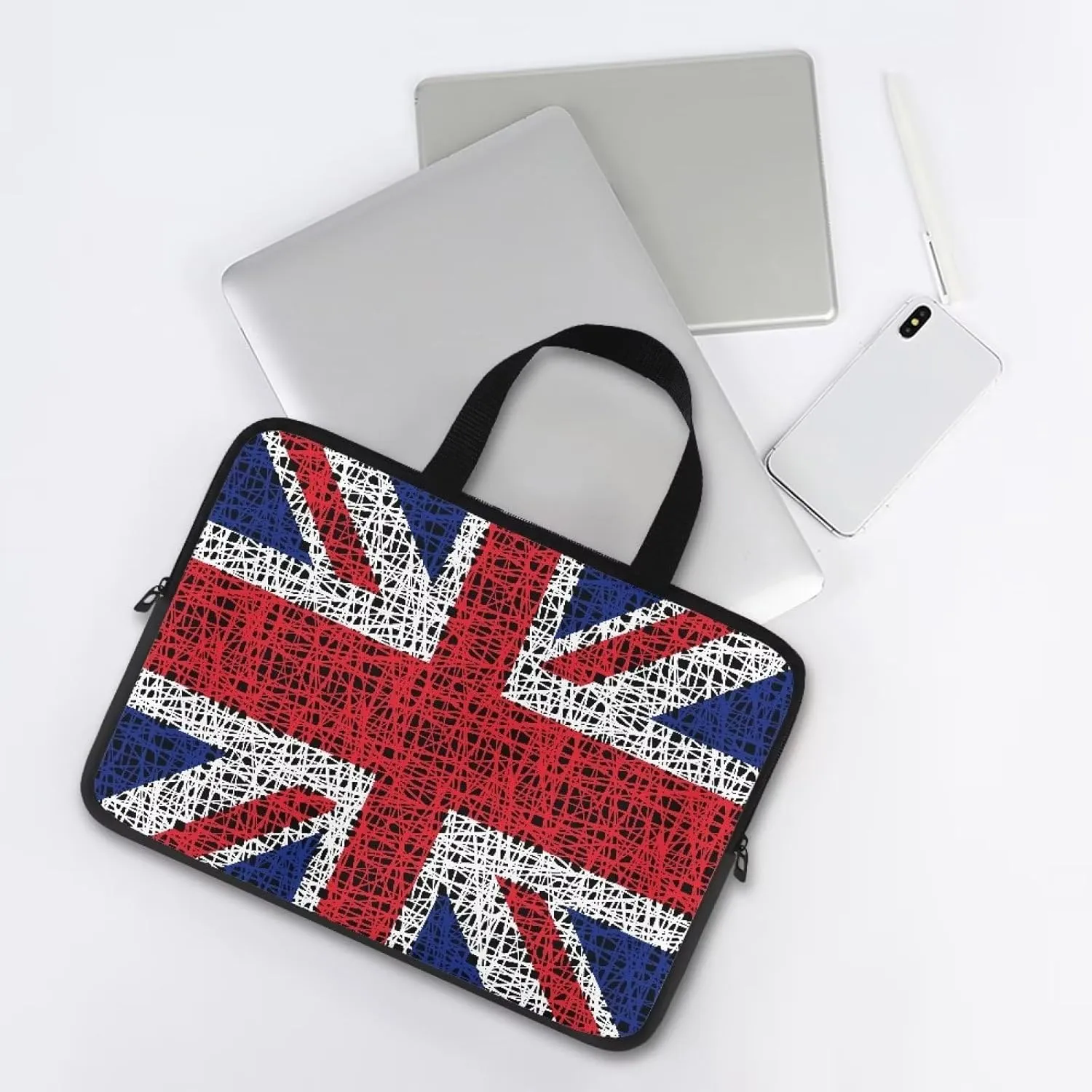 Uasibuni Cute Laptop Bag 14 Inch Waterproof Lightweight Messenger Bag Briefcase Large Laptop Tote Bag