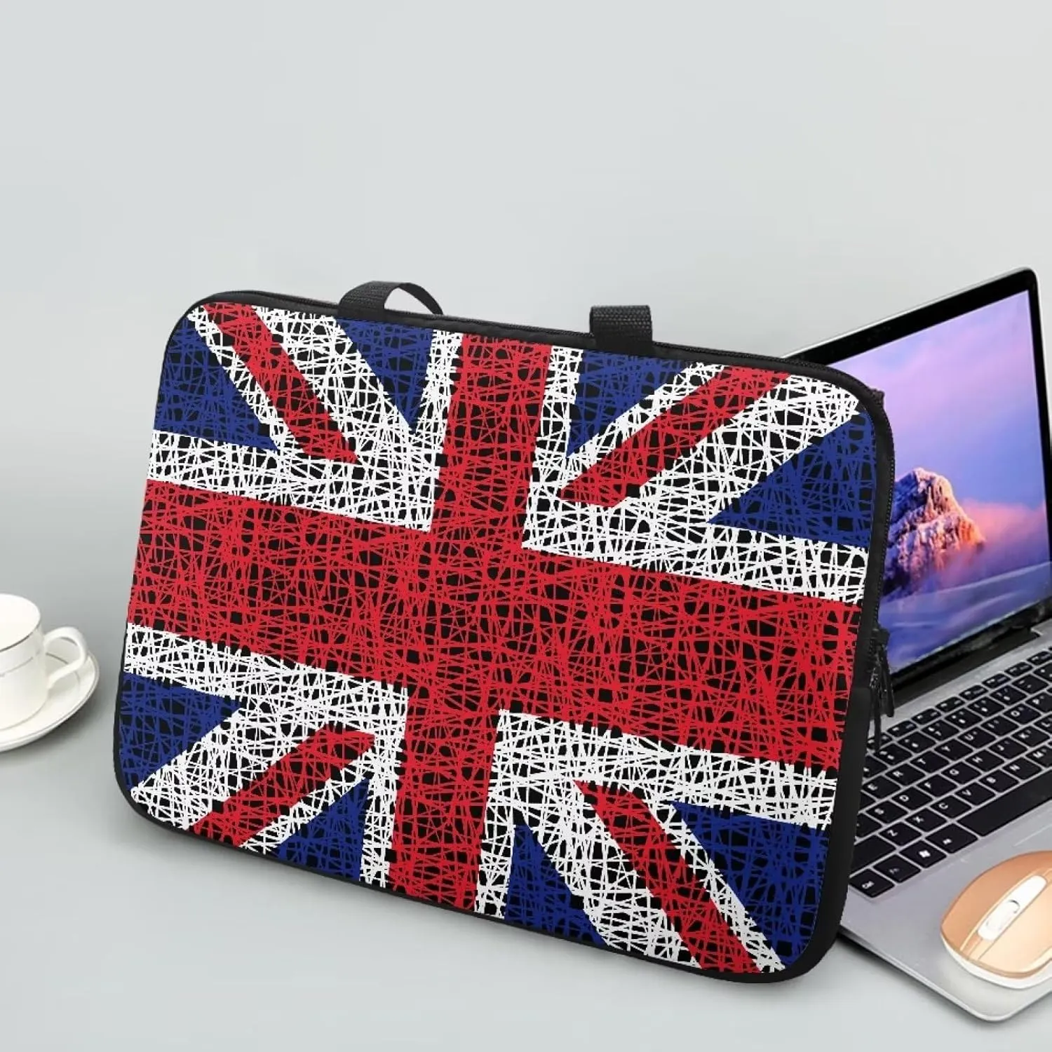 Uasibuni Cute Laptop Bag 14 Inch Waterproof Lightweight Messenger Bag Briefcase Large Laptop Tote Bag