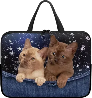 Uasibuni Cute Laptop Bag for Women Men Laptop Messenger Bag