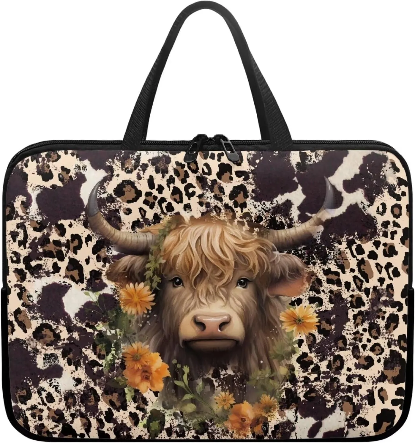 Uasibuni Cute Laptop Cover 17In Laptop Case Bag Laptop Sleeve Messenger Bag Briefcase Laptop Tote Bag Gift for Women Men