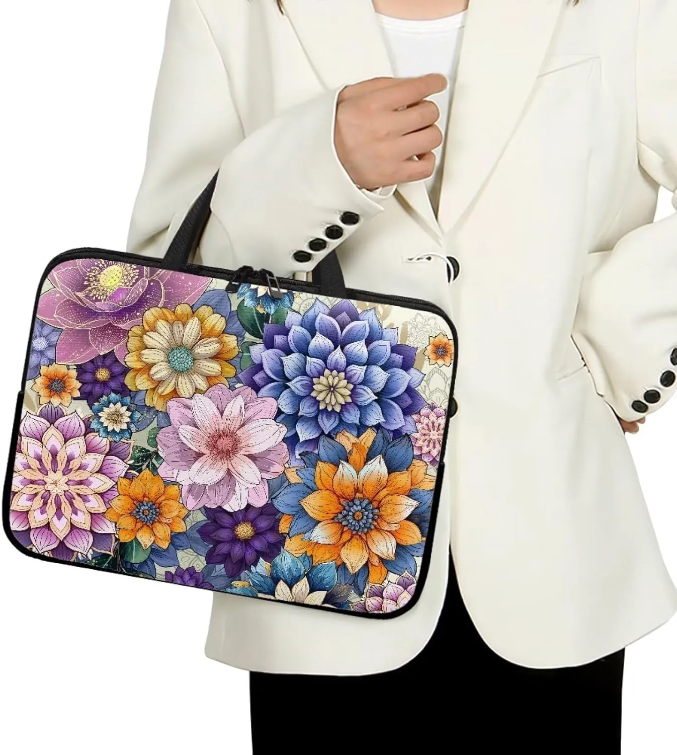 Uasibuni Cute Laptop Tote Bag 17In Laptop Sleeve Case Laptop Case Laptop Bag Gift for Women Men