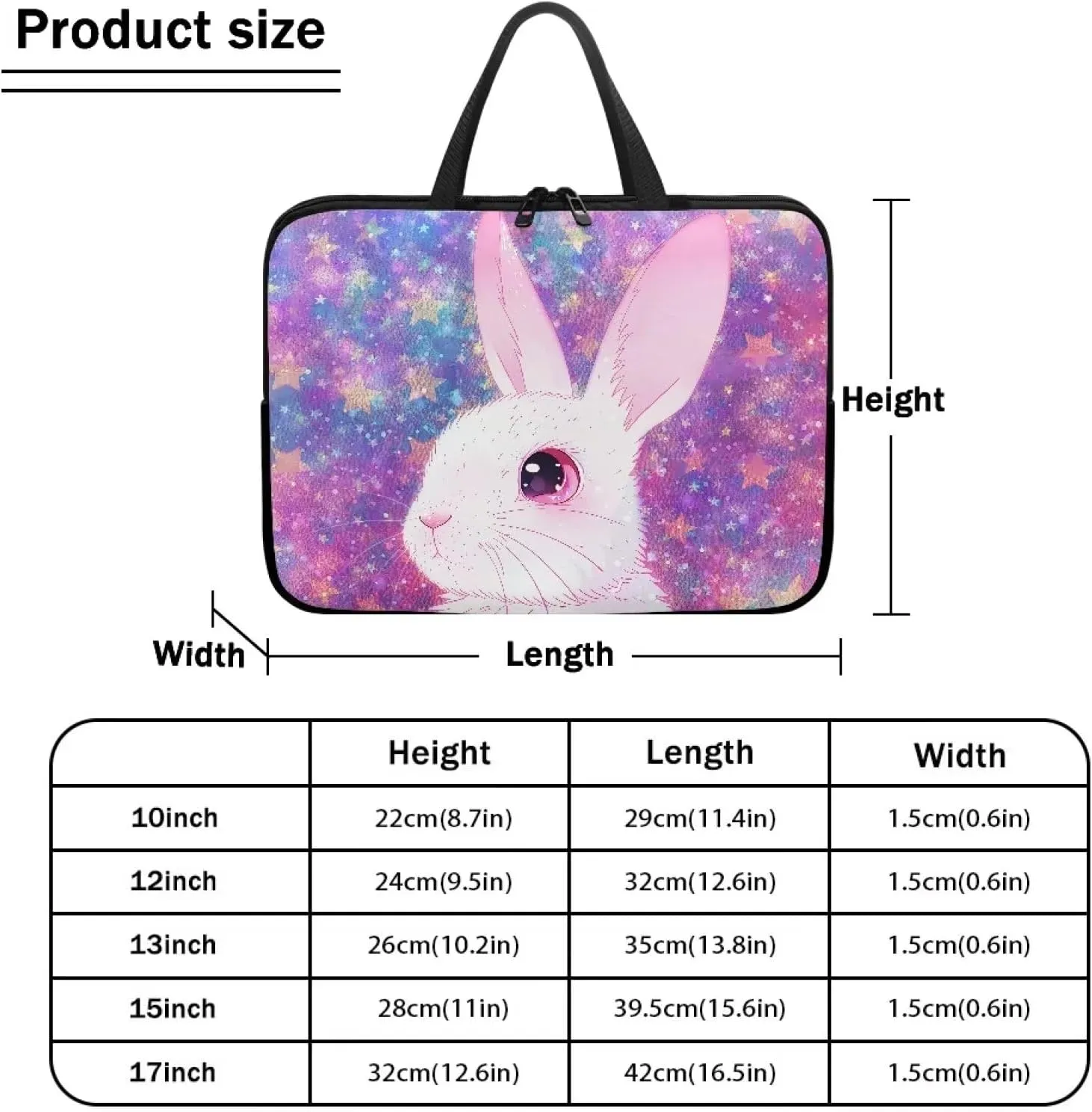 Uasibuni Cute Laptop Tote Bag 17In Laptop Sleeve Case Laptop Case Laptop Bag Gift for Women Men