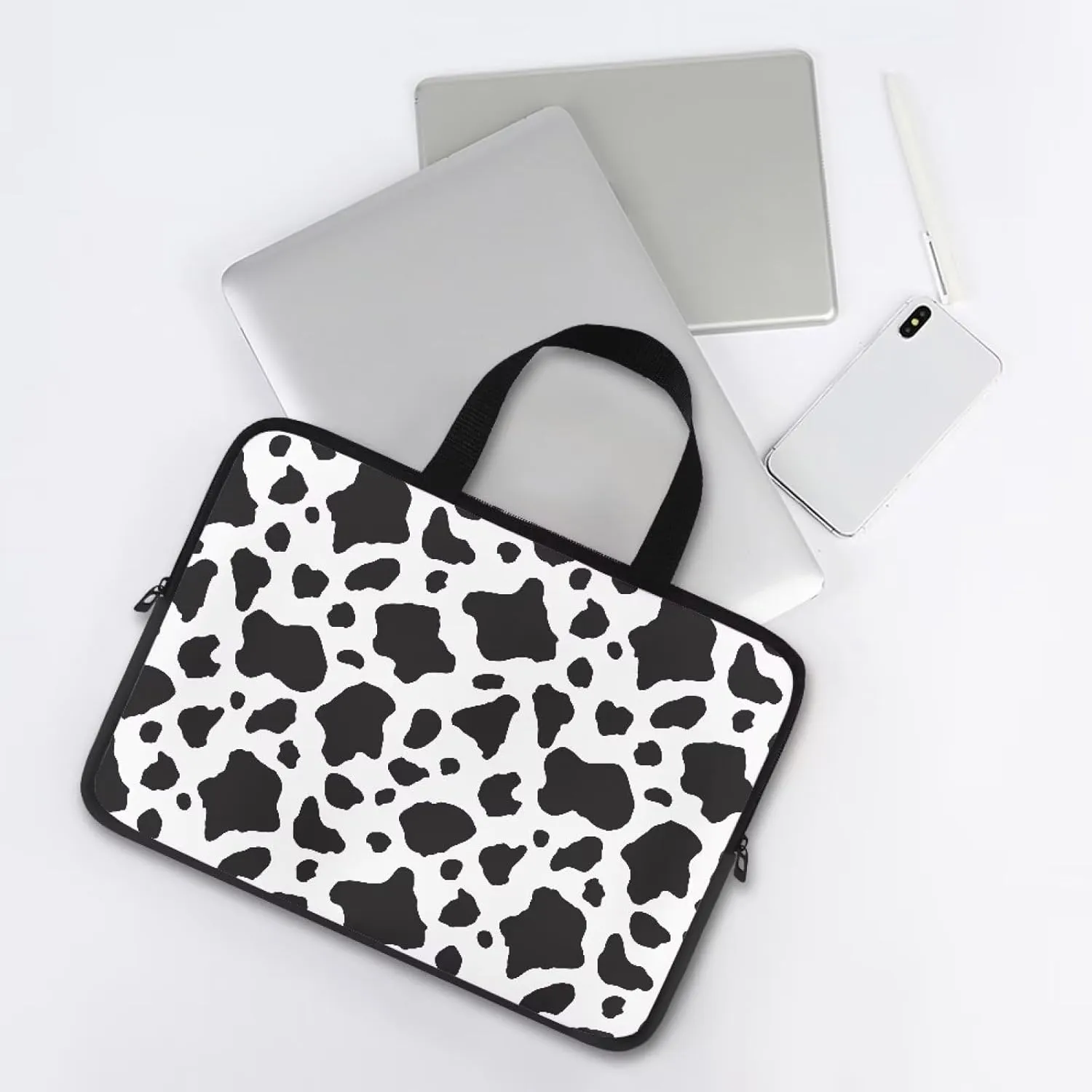 Uasibuni Laptop Sleeve Case with Handle for 14/15.6/ 17In Laptop,Laptop Case Cover Cute Laptop Bag for Women Men