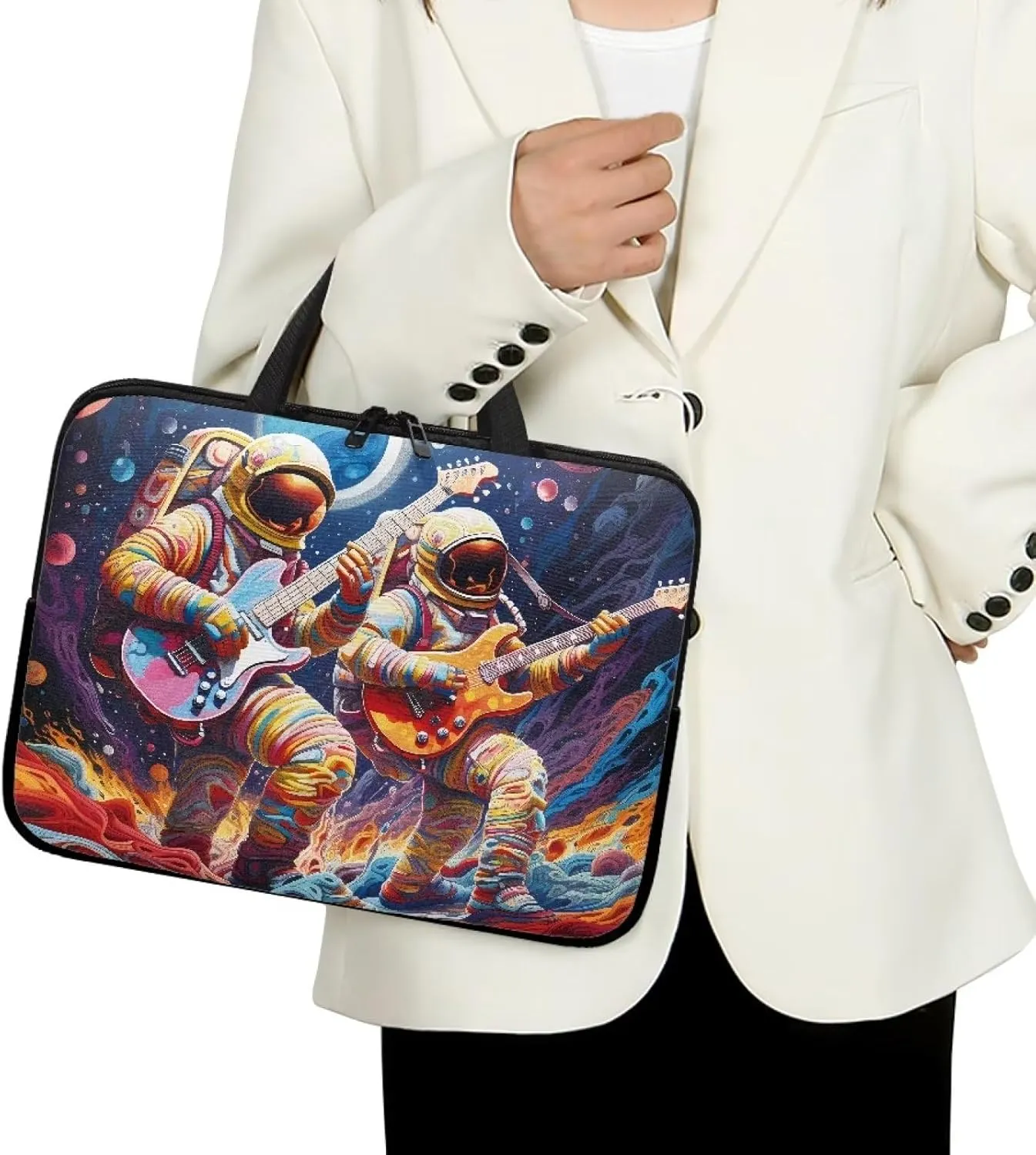 Uasibuni Laptop Sleeve Case with Handle for 14/15.6/ 17In Laptop,Laptop Case Cover Cute Laptop Bag for Women Men