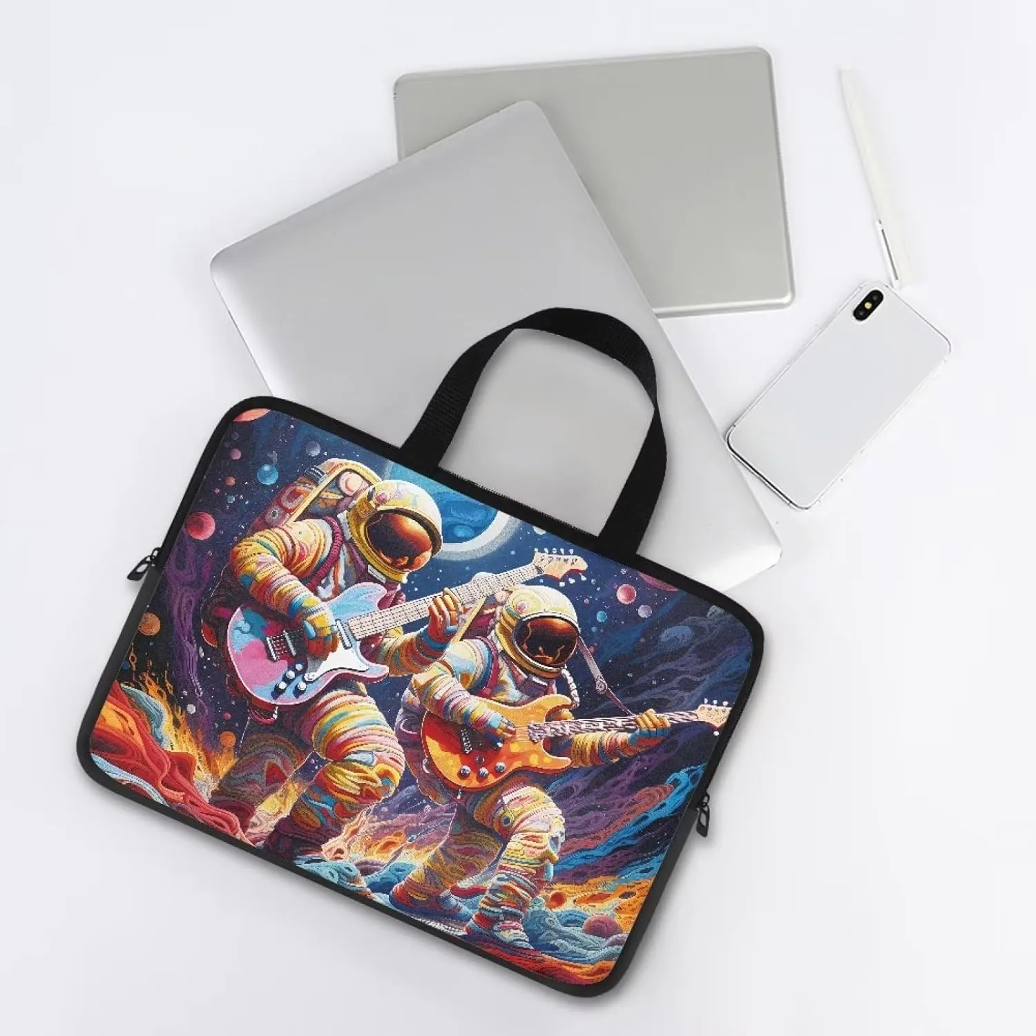 Uasibuni Laptop Sleeve Case with Handle for 14/15.6/ 17In Laptop,Laptop Case Cover Cute Laptop Bag for Women Men