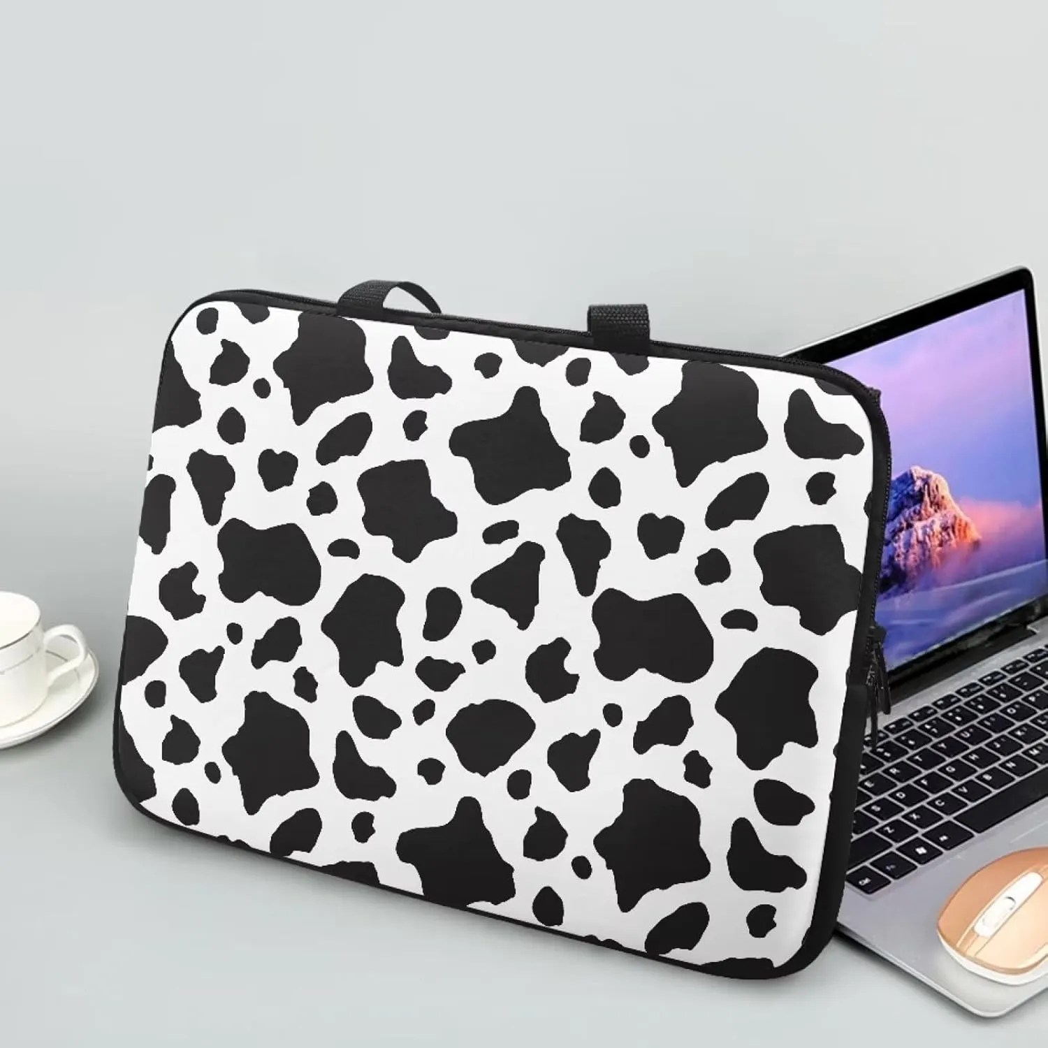 Uasibuni Laptop Sleeve Case with Handle for 14/15.6/ 17In Laptop,Laptop Case Cover Cute Laptop Bag for Women Men