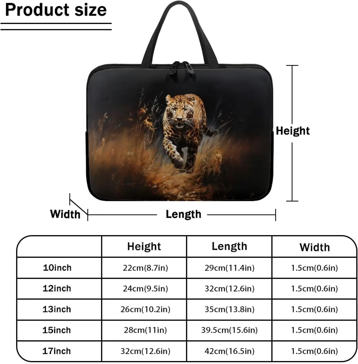 Uasibuni Laptop Sleeve Case with Handle for 14/15.6/ 17In Laptop,Laptop Case Cover Cute Laptop Bag for Women Men