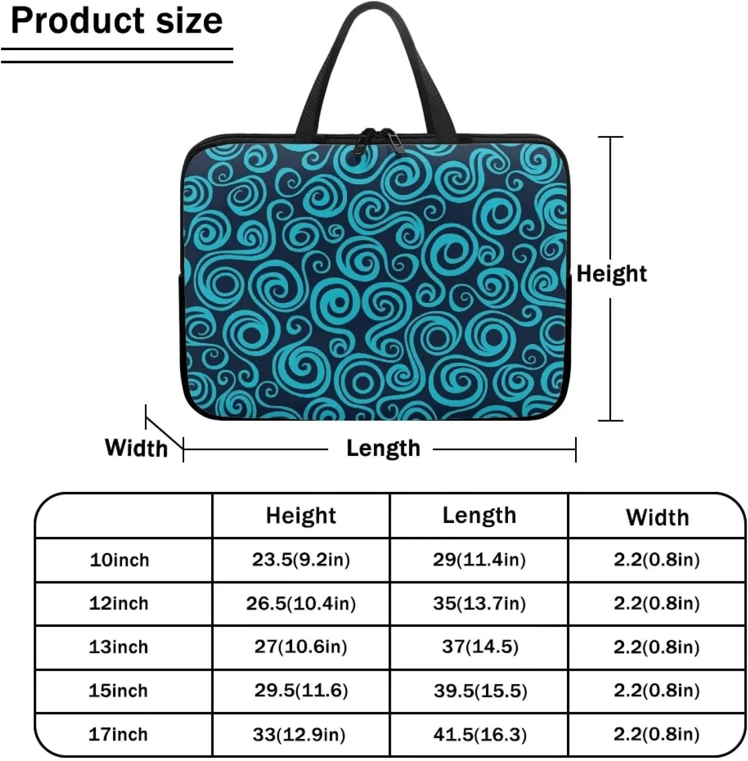 Uasibuni Messenger Laptop Tote Bag,Large Teacher Laptop Bag 15.6" Men Womens Work Bag Briefcase and Laptop Bag