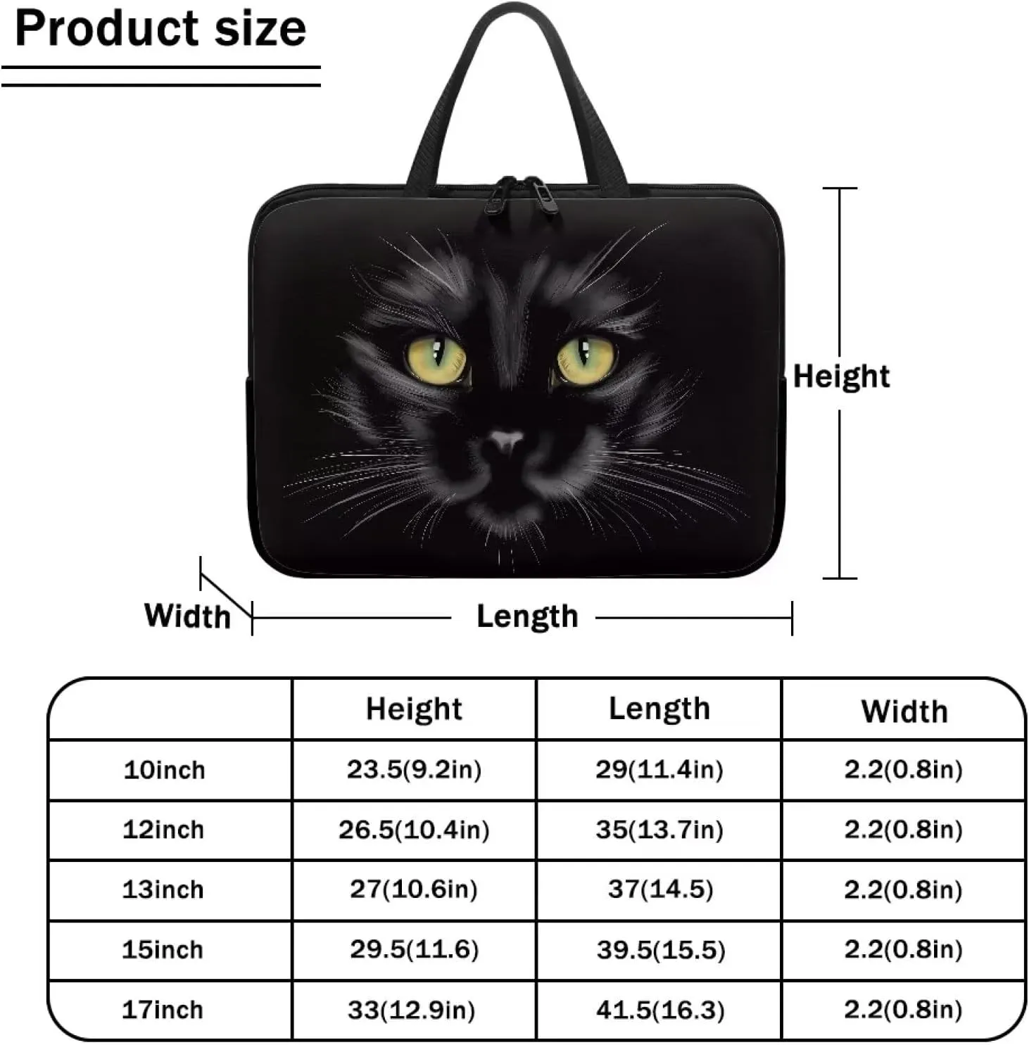 Uasibuni Waterproof Laptop Tote Bag Messenger Bag Case Sleeve for 12 In 13In 15In 17In Laptop Bag