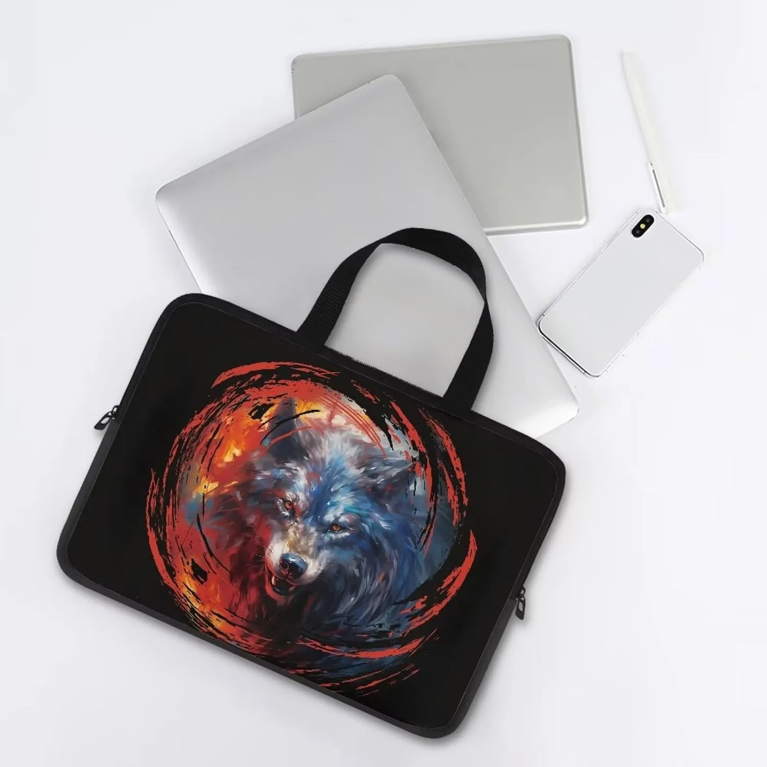 Uasibuni Women Stylish Laptop Bag 15.6 Inch Laptop Sleeve Bag Laptop Messenger Bag Briefcase Laptop Case
