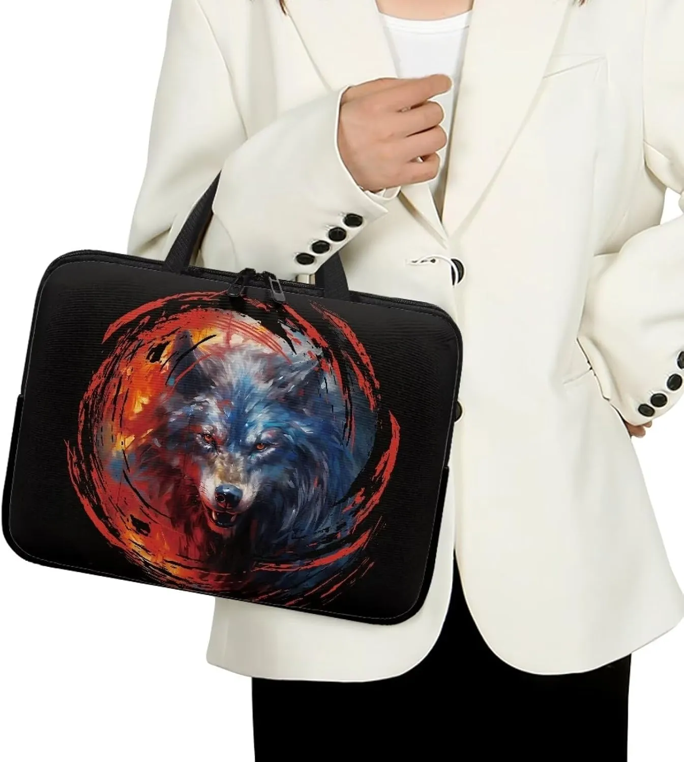 Uasibuni Women Stylish Laptop Bag 15.6 Inch Laptop Sleeve Bag Laptop Messenger Bag Briefcase Laptop Case