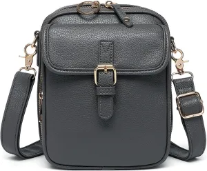 Urvashi Crossbody Anti Theft Leather Bag,Tojoyride Crossbody Leather Bag,Small Urvashi Purse Purse with Card Slots