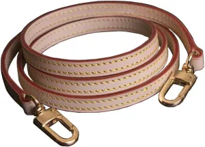 Vachetta Leather Strap for Shoulder Bag Long Cross Body Strap for Small Bags Pochette Mini NM Eva Favorite PM MM (Vachetta Strap 47 inches(120cm))