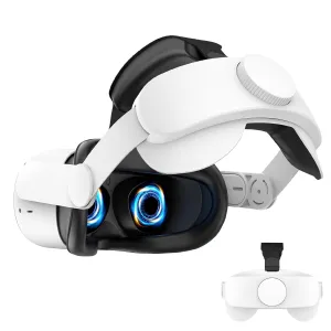 VIBOSIK Head Strap for Oculus Quest 2: VR Headset Strap - Adjustable Comfortable Replacement - Enhanced Comfort, Reduce Head Pressure