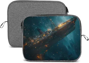 Vintage Ocean Voyage Cruise Ship Ship Sinking Laptop Bag Protective Laptop Sleeve Bag Briefcase Carrying Case Handbags for Men Women