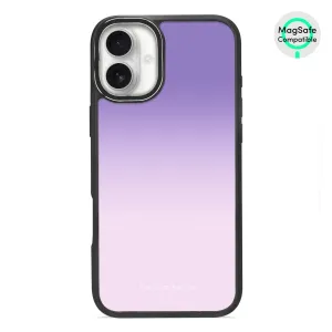 Violet Blue Pastel - iPhone 16 Plus Frosted Black Bumper MagSafe Case