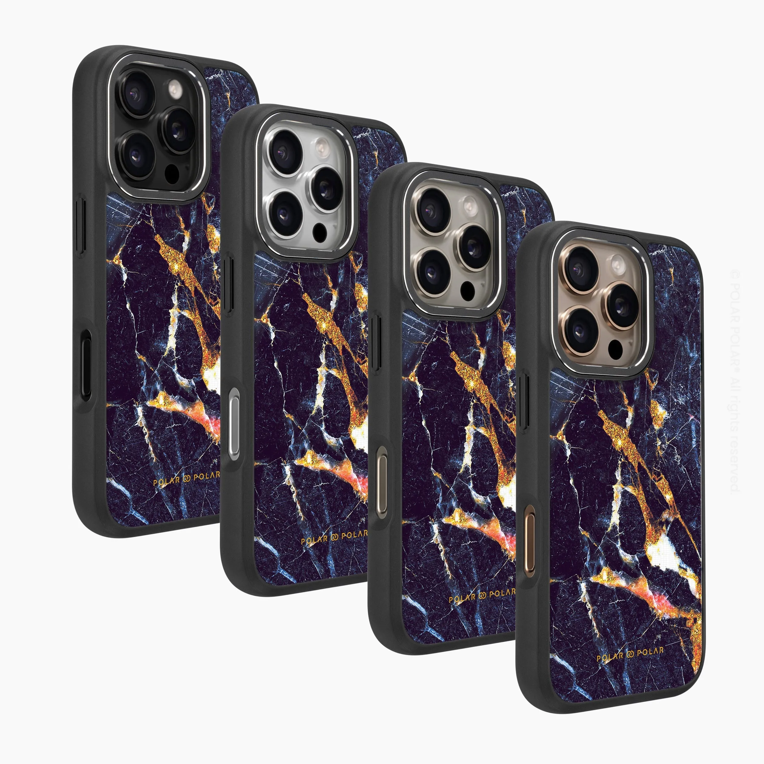 Winter Forest - iPhone 16 Pro Max Frosted Black Bumper MagSafe Case