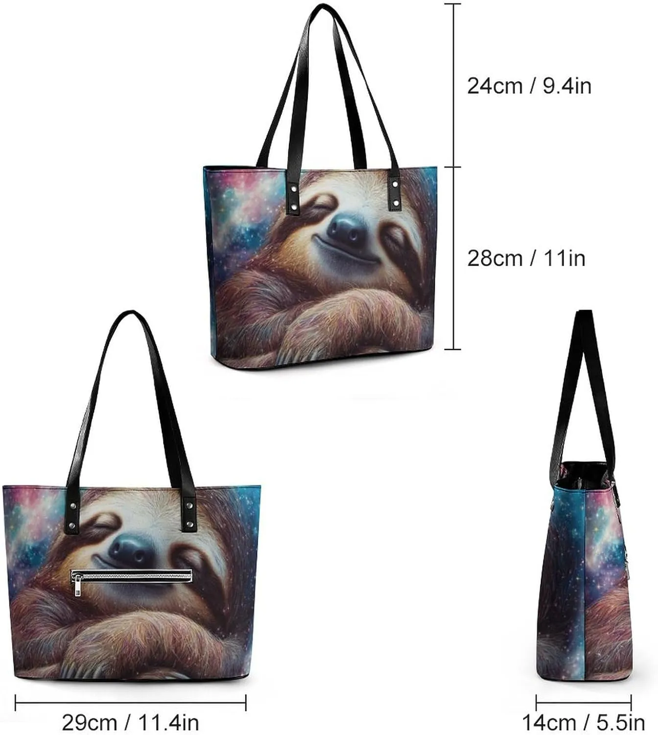 Women Tote Bags Handbags PU Leather Shoulder Casual Handbags