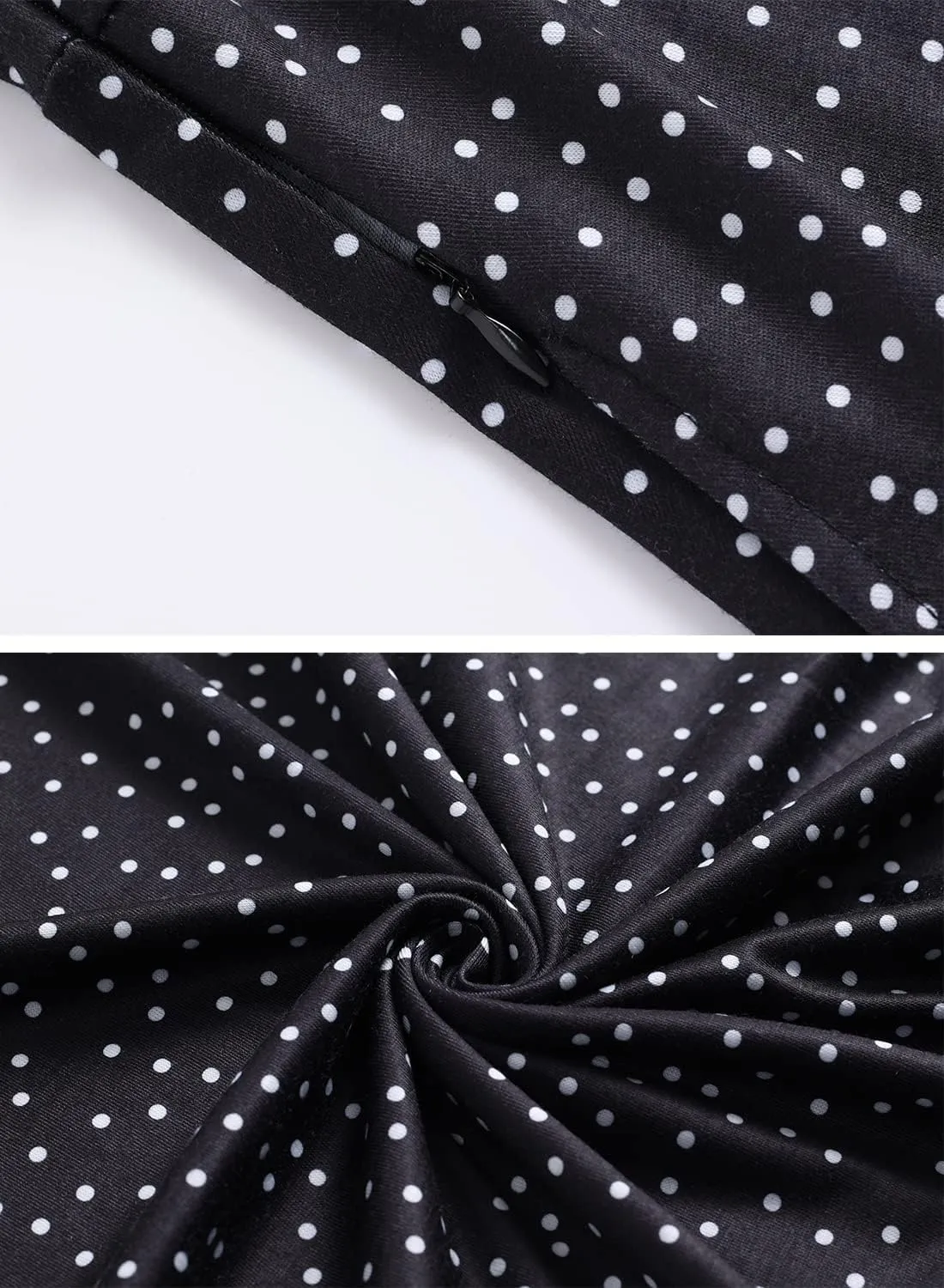 Women's Elegant Vintage 50s Office Casual Floral Print Work Party A-Line Swing Dress with Pockets 162
