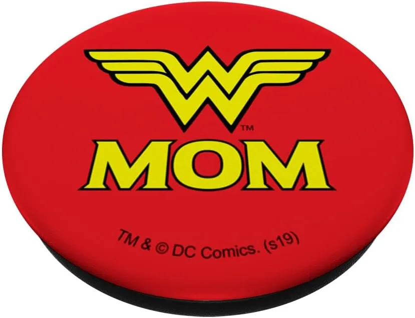 Wonder Woman Wonder Mom Logo PopSockets Adhesive PopGrip