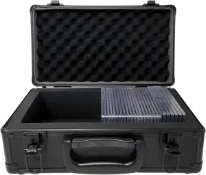 X-40 Compact Metal Slab Case | PSA BGS CGC | Durable Aluminum Briefcase for Graded Sports & Trading Cards | PSA Card Case & Graded Slab Storage Case Box (Black)