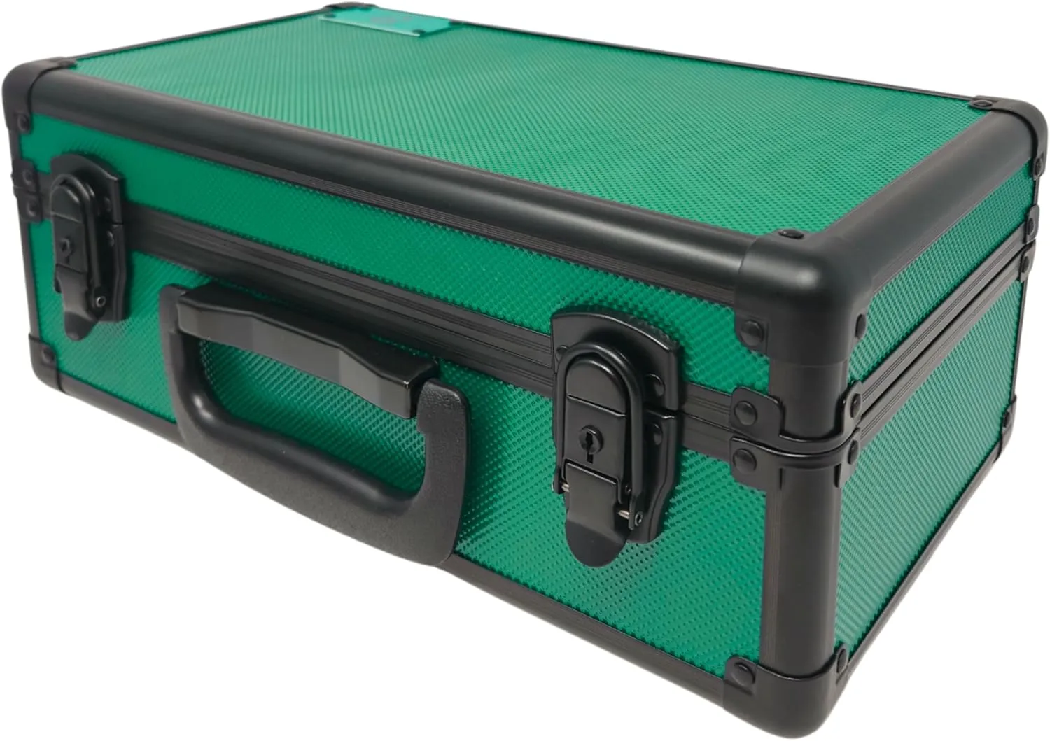 X-40 Compact Metal Slab Case | PSA BGS CGC | Durable Aluminum Briefcase for Graded Sports & Trading Cards | PSA Card Case & Graded Slab Storage Case Box (Green)