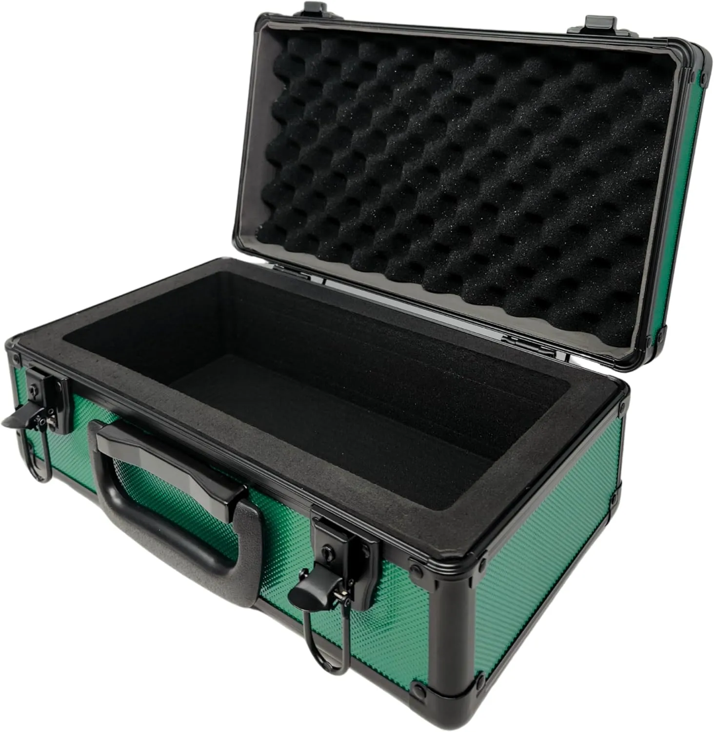 X-40 Compact Metal Slab Case | PSA BGS CGC | Durable Aluminum Briefcase for Graded Sports & Trading Cards | PSA Card Case & Graded Slab Storage Case Box (Green)