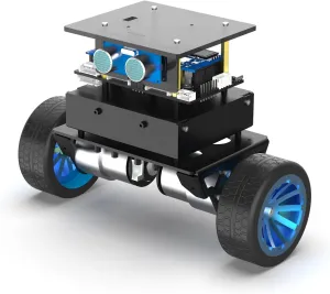 Yahboom STM32 2wd Self-Balancing Robot,Two-Wheeled Intelligent Robot Chassis Kit,PID Obstacle Avoidance Encoder Motor (Standard Kit)
