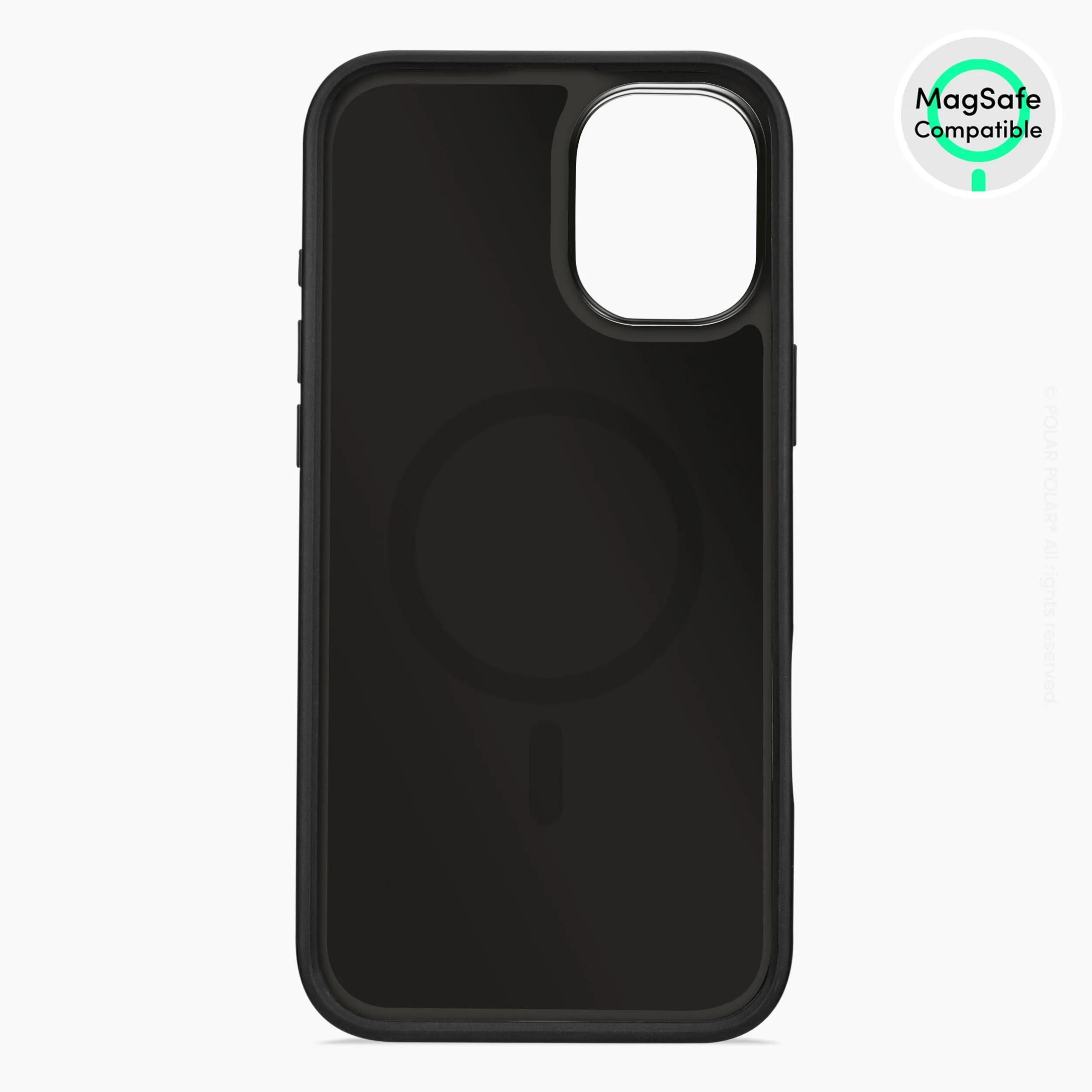 Yellow Stripe - iPhone 16 Plus Frosted Black Bumper MagSafe Case