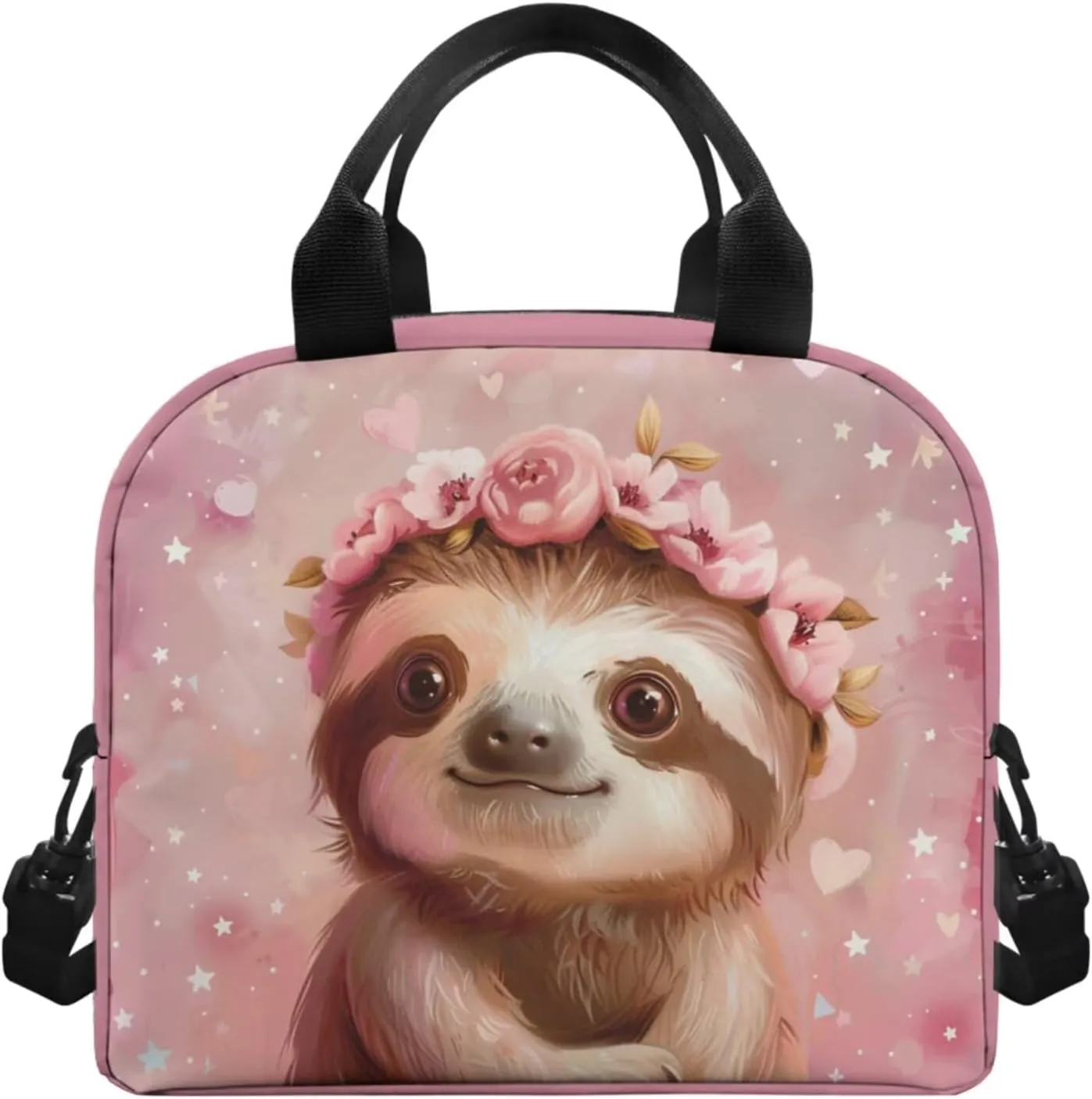 Ystardream 6th Grade Backpack Girls Cartoon Sloth Girls Backpack And Lunch Box Set Kids Backpack Purse for Women Elementary School Bookbag with Pencil Case Bookmark for Teens Back To School