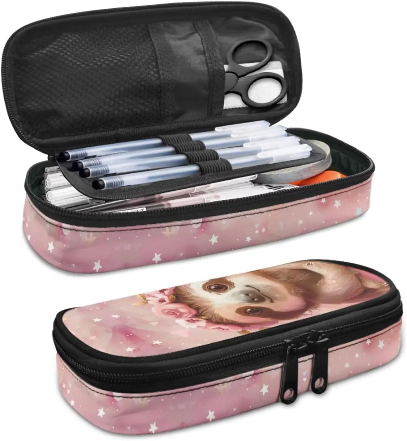 Ystardream 6th Grade Backpack Girls Cartoon Sloth Girls Backpack And Lunch Box Set Kids Backpack Purse for Women Elementary School Bookbag with Pencil Case Bookmark for Teens Back To School