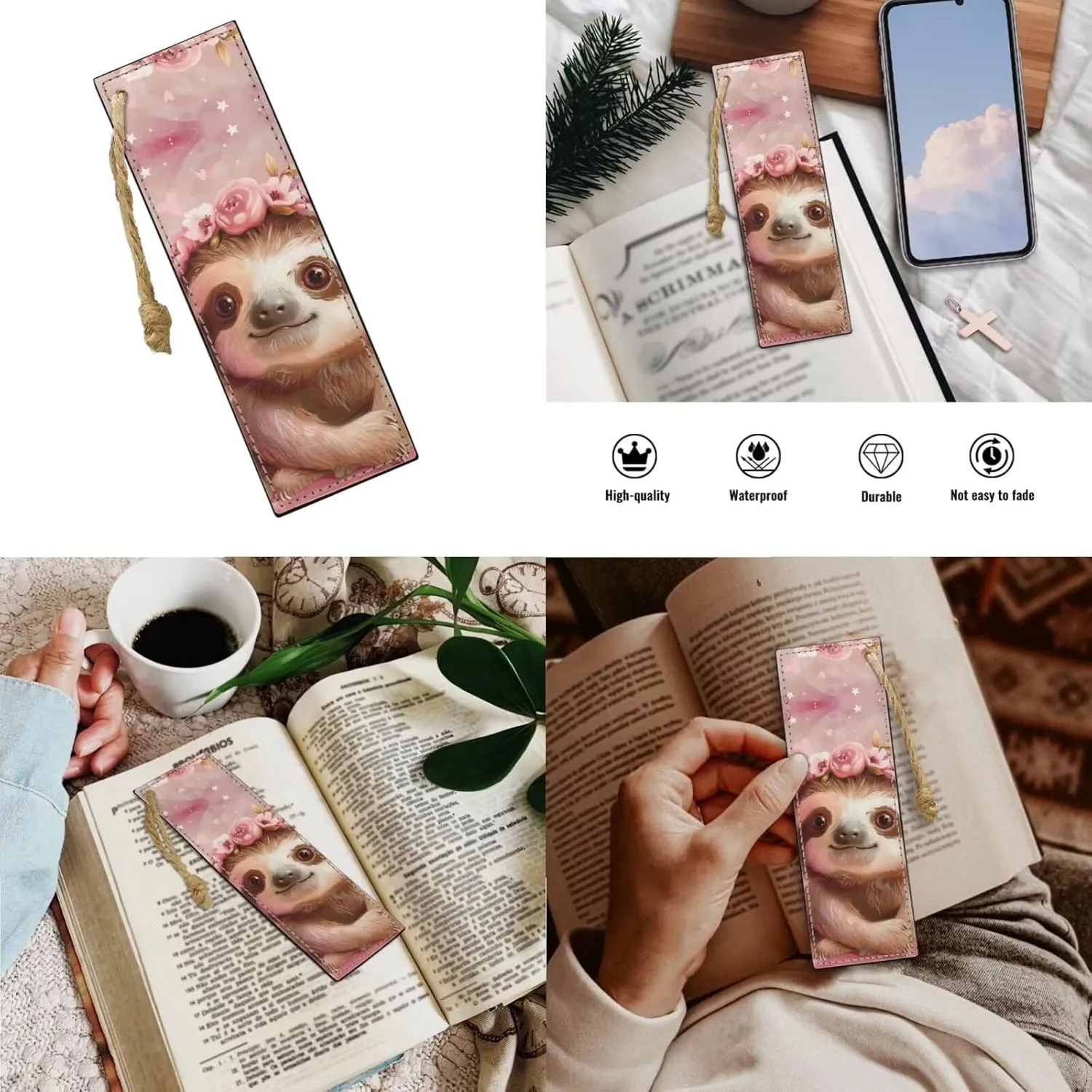 Ystardream 6th Grade Backpack Girls Cartoon Sloth Girls Backpack And Lunch Box Set Kids Backpack Purse for Women Elementary School Bookbag with Pencil Case Bookmark for Teens Back To School