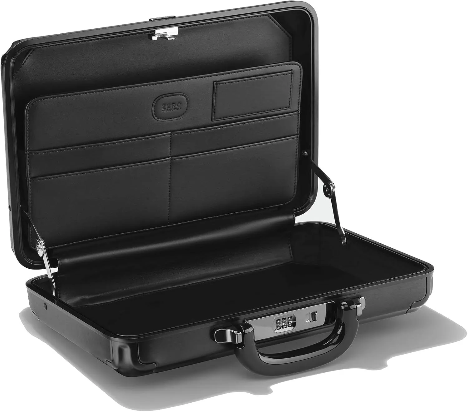ZERO Halliburton Pursuit Aluminum Hardside Attaché (Black, Small Attaché)