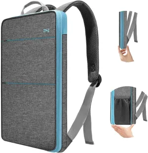 ZINZ Slim & Expandable Laptop Backpack Water Resistant Travel Backpack Compatible with MacBook Air/Pro 13-14 inch XPS 13 Surface 13.5" and Most 13-14 inch NoteBooks,G01BL01