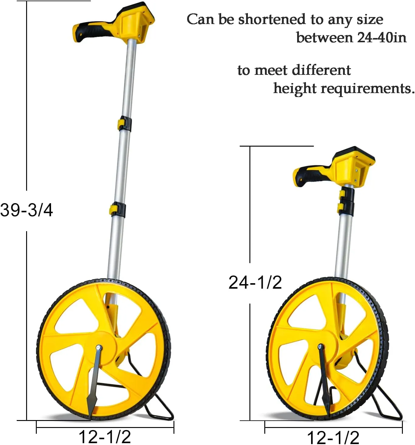 Zozen Measuring Wheel Digital Display High Precision, Premium Measure Wheel with Backlit Display, Multifunction-Metric/Imperial/Hold/Save/Memory etc.